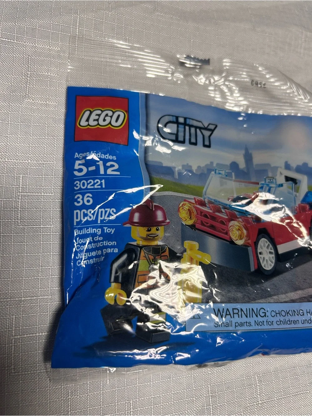 LEGO City Fire Car polybag set 30221, Fireman Retired 2013